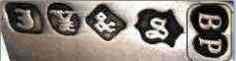 silver plate mark: metal alloy/plating process BP