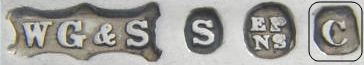 silver plate mark: fourth quality C