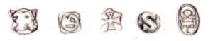 silver plate mark: metal alloy/plating process CP