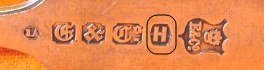 Elkington & Co: date letter H year 1893