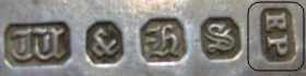 silver plate mark: metal alloy/plating process EP