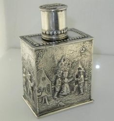 Dutch tea caddy: late 19th century