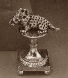 silver figural toothpick holder