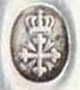 Torino hallmark, 800/1000 silver fineness, date 1824