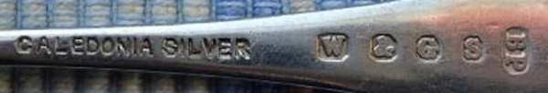 Caledonia Silver, trademark of Watson & Gillott