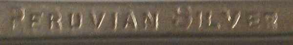 Peruvian Silver, trademark of Thomas Hands