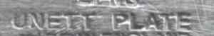 Unett trade name: unidentified maker