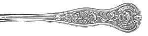 J.C. Vander flatware pattern: Rose