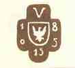Austrian mark, Venice 1805, 15 lot fineness Austrian mark, Venice 1805, 15 lot fineness