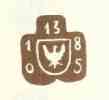 Austrian mark, Venice 1805, 13 lot fineness Austrian mark, Venice 1805, 13 lot fineness