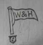 Walker & Hall silverplate mark 'theta', flag type A, shield type 3