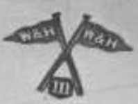 Walker & Hall silverplate mark lowercase 'm', double flag type C, shield type 5
