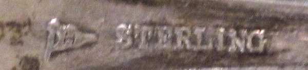 Watson & Newell Co: sterling silver mark used by flatware branch Mechanics Silver Company 