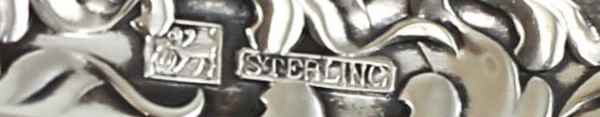 Whiting Manufacturing Co sterling silver mark on flatware