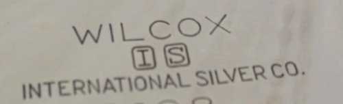 Wilcox by International Silver Co mark