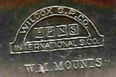 Wilcox 'half circle' mark used from 1921 and registered 1923