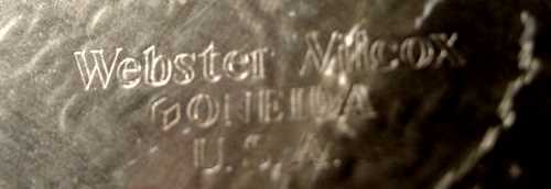 Webster Wilcox by Oneida mark