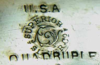 Superior Silver Plate Co, a trademark of Middleton Silver Co manufactured by Wilcox