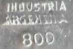 Argentina, pre 1959, 800/1000 silver fineness
