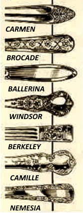 Rodd flatware patterns Rodd flatware patterns