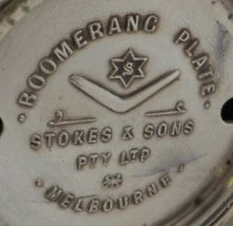 STOKES & SONS: Boomerang Plate trademark