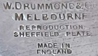 DRUMMOND William silverplate DRUMMOND William silverplate