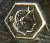 'Diana Head' hallmark 1867/1872: code 2 900/1000 silver fineness