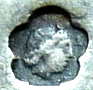 ''Diana Head' hallmark 1867/1872: code 1 950/1000 silver fineness