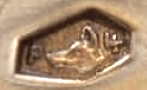 small items, code fineness 4 750/1000 hallmark: town P Pest