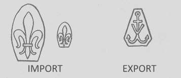 Protectorate of Bohemia and Moravia Import/Export silver hallmarks: 1942 - 1945