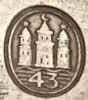 Three-tower mark date 1943