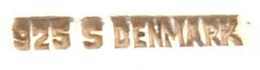 Denmark: 925/1000 silver fineness mark