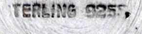 Denmark: 925/1000 sterling silver fineness mark