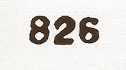 Denmark: 826/1000 silver fineness mark
