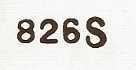 Denmark: 826/1000 silver fineness mark