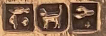 Egypt silver mark unidentified date