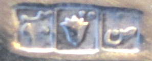Egypt silver lotus with dots mark 90/100 fineness