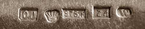 Finland .875 fineness mark