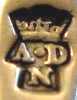 France Ancien Regime: silversmith mark Andr-Denis Nesme c. 1720