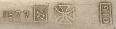 Malta silver hallmarks 1877