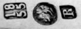 Malta silver hallmarks 1826 - 1857: maker Geraldo Pace, date 1855