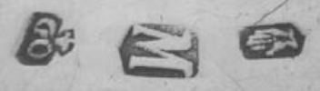 Malta silver hallmarks 1801 - 1809, maker Gaetano Offennagel