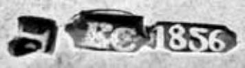 Malta silver hallmarks 1826 - 1857: maker Emidio Critien, date 1856