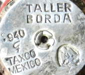 Mexico silver mark: Hector Aguilar TALLER BORDA