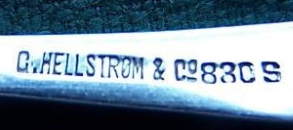 Norway maker's mark: Gustav Hellstrom & Co - Stavanger (1868 - 1957)