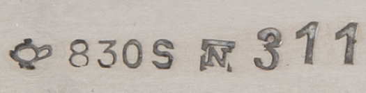 Norway maker's mark: Saethers Gull- og Solvvarefabrikk - Oslo