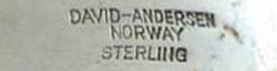 Norway maker's mark: David Andersen