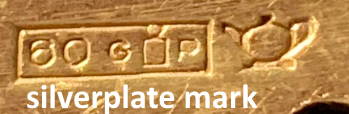 Norway maker's mark: Saethers Gull- og Solvvarefabrikk - Oslo: silverplate mark