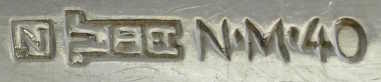 Norway maker's mark: Thorvald Marthinsen Slvvarefabrik (silverplate)