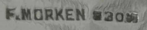 Norway maker's mark: F. Morken - Trondhjem